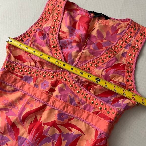 Vintage Express Design Studio Womens Y2K Silk Babydoll Top Size Medium Fairy - Picture 3 of 9